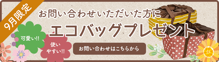 エコバッグプレゼント
