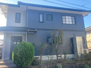 松山市　K様　外壁塗装　屋根葺き替え