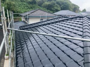 松山市　屋根葺き替え工事