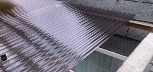 松山市　波板　施工中